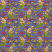 Aaahh!! Real Manatees men's golf polo detail 3
