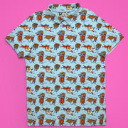 Breakfast Ball (Brawl) Funny Golf Polo for Men