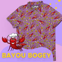 Thumbnail for Bayou Bogey | Crawfish/Mudbug Boil Golf Polo for Men