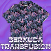 Bermuda Transfusion men's golf polo detail 2