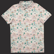 Area 51 Front Nine men's golf polo detail 3