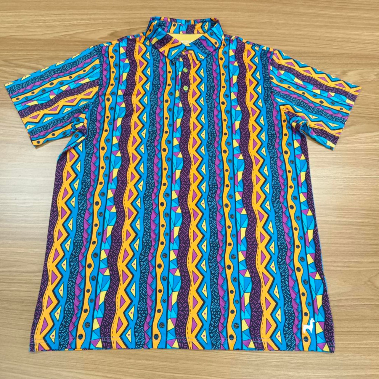 African Tribal Golf Polo for Men