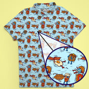 Breakfast Ball (Brawl) Funny Golf Polo for Men