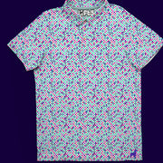 DUSTIN men's golf polo front view