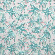 Floral palm tree golf polo for men