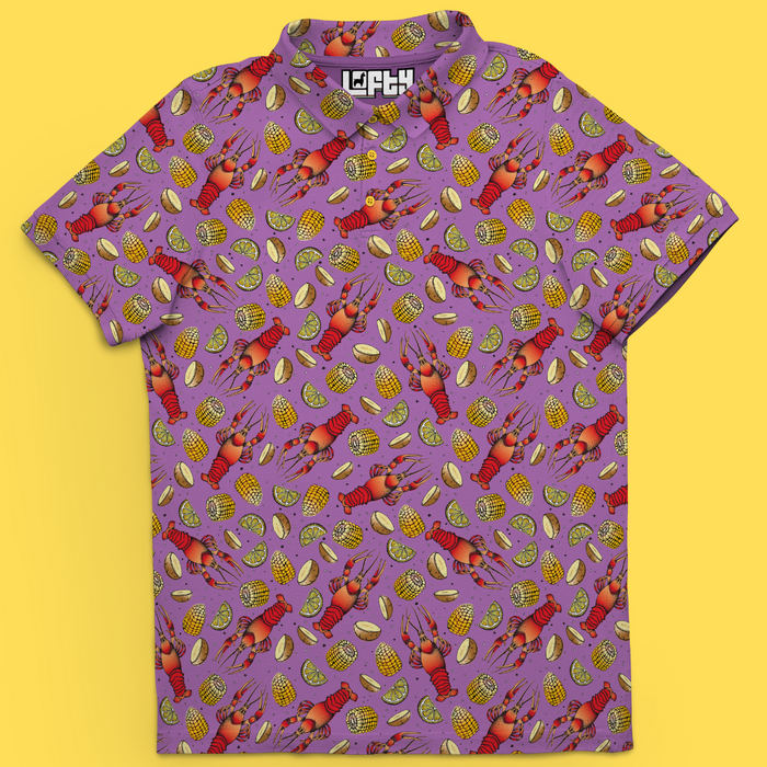 Bayou Bogey men's golf polo front view