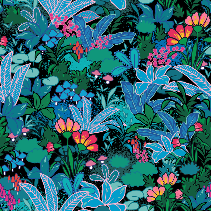 Lucid Links floral golf polo for men, detail 2