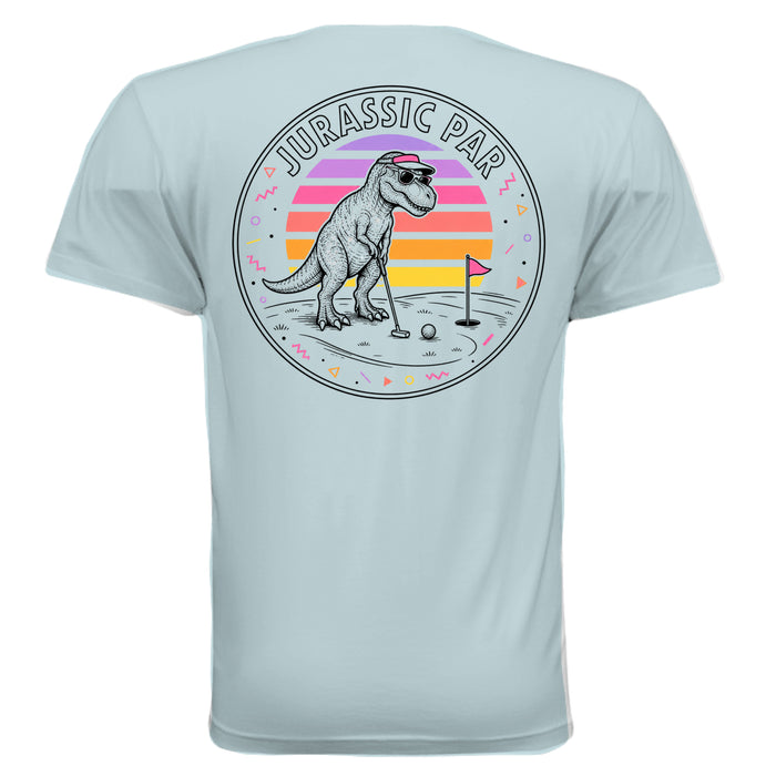 Jurassic Par Funny Dinosaur Golf T-Shirt | Retro T-Rex Golf Shirt