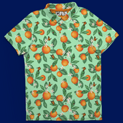 Awesome Blossom men's golf polo front view