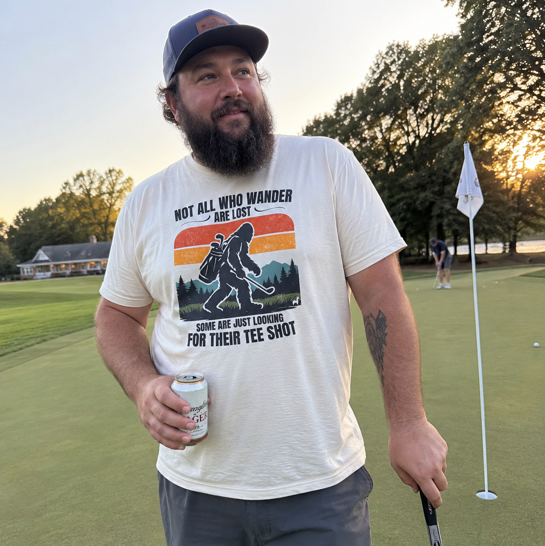 Not All Who Wander Are Lost Tee Shot Golf T-Shirt
