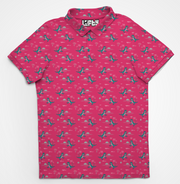 T-Wrecked men's golf polo front view