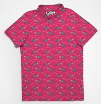 Thumbnail for T-Wrecked | Fun Summer Dinosaur Golf Polo for Men