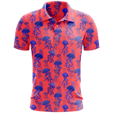 Don't Be Jelly | Jellyfish/Aquatic Fun Golf Polo for Men