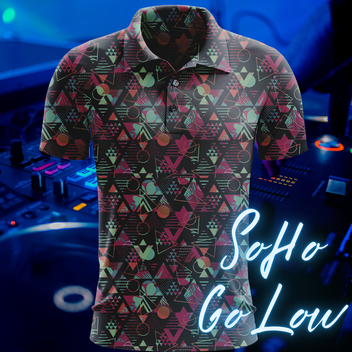 SoHo Go Low men's golf polo detail 2