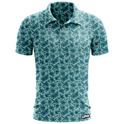 Rickie Flowers men's golf polo front view