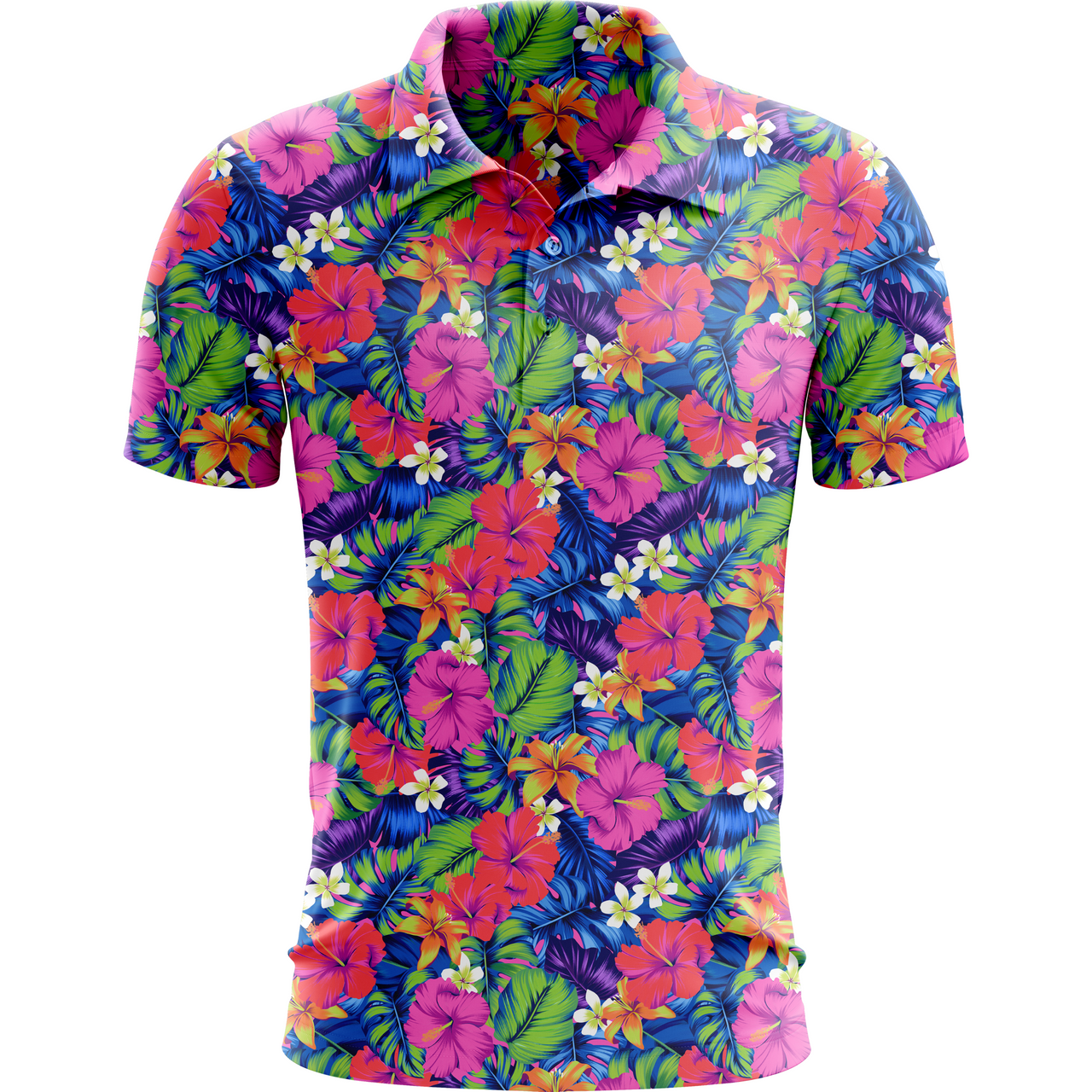 The Bogey Bouquet | Floral Golf Polo for Men