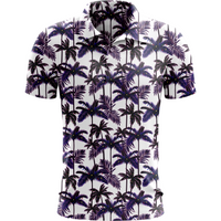 Thumbnail for South Beach Christmas | Floral/Holiday Golf Polo for Men