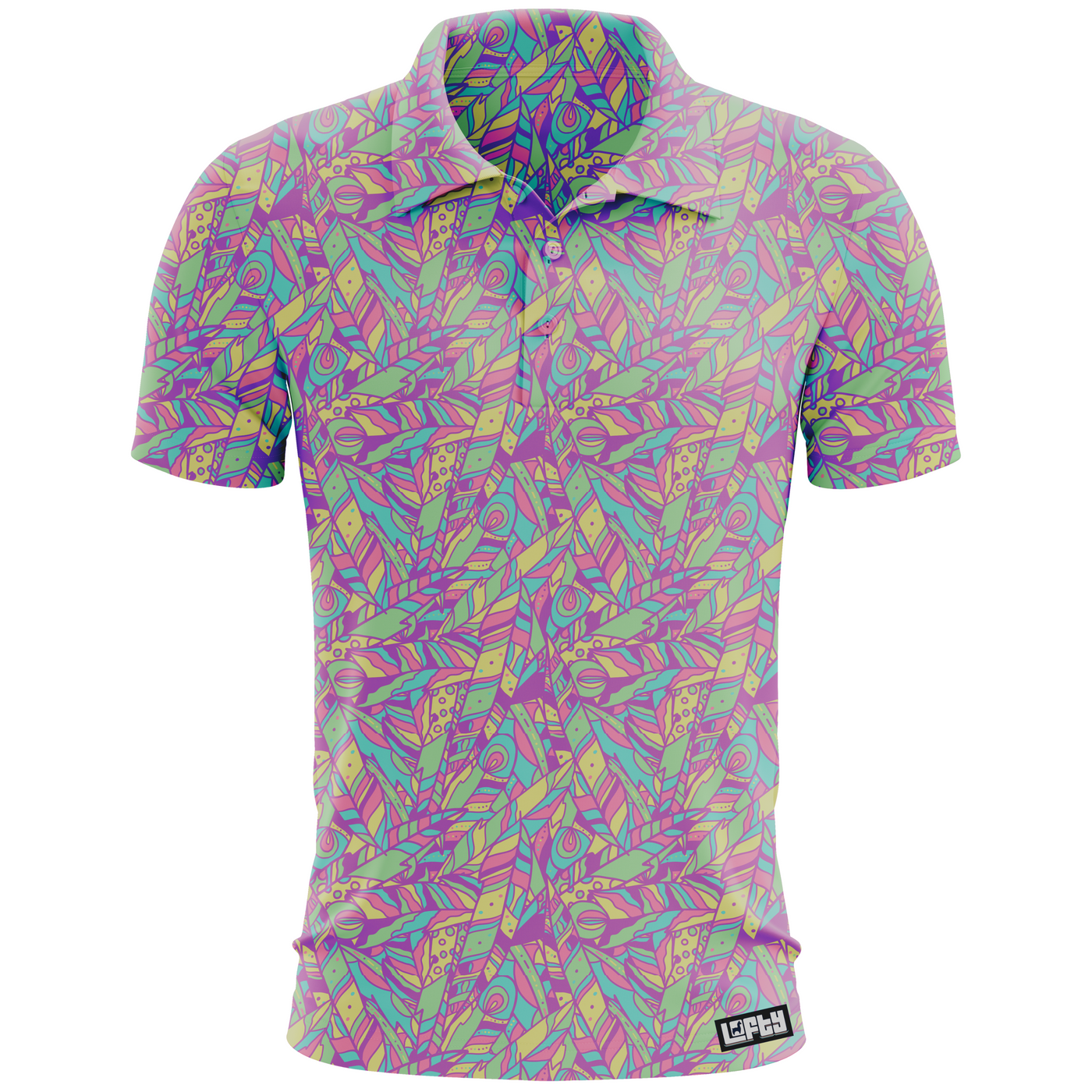 Fairway Feathers funny golf t-shirt front view