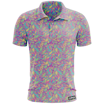 Fairway Feathers | Feather Camo Pattern Golf Polo for Men