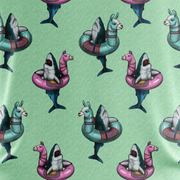 In the Shark Tank men's golf polo detail 3